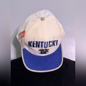 Vintage University of Kentucky Wildcats NCAA White Logo Cap Hat  *Read*